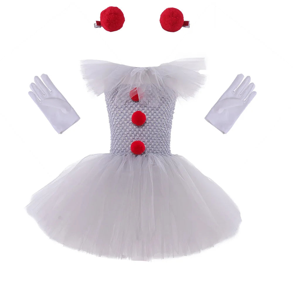 Robe Tutu de Clown Effrayant Charlotte