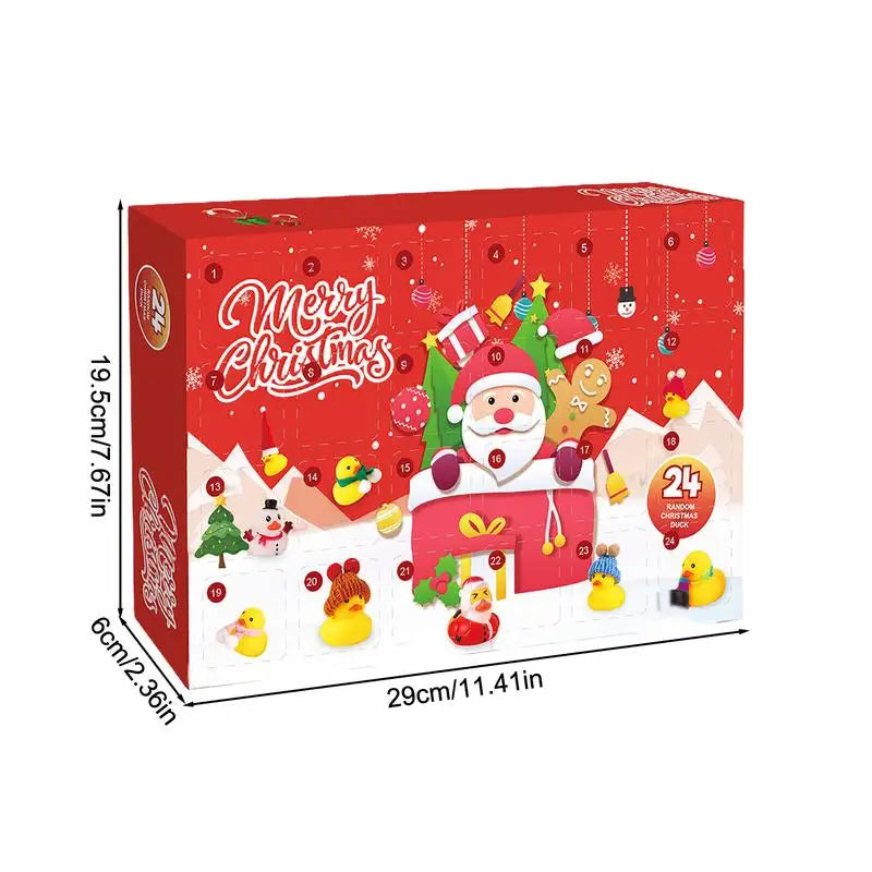 Calendrier de l'Avent Canard en Caoutchouc 2024 Compte à Rebours