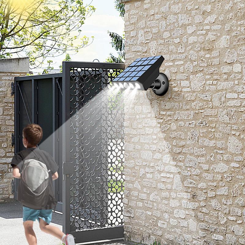 LumaBeam lampe murale extérieure à 5 LED - Lampe de sécurité avec détecteur de mouvement