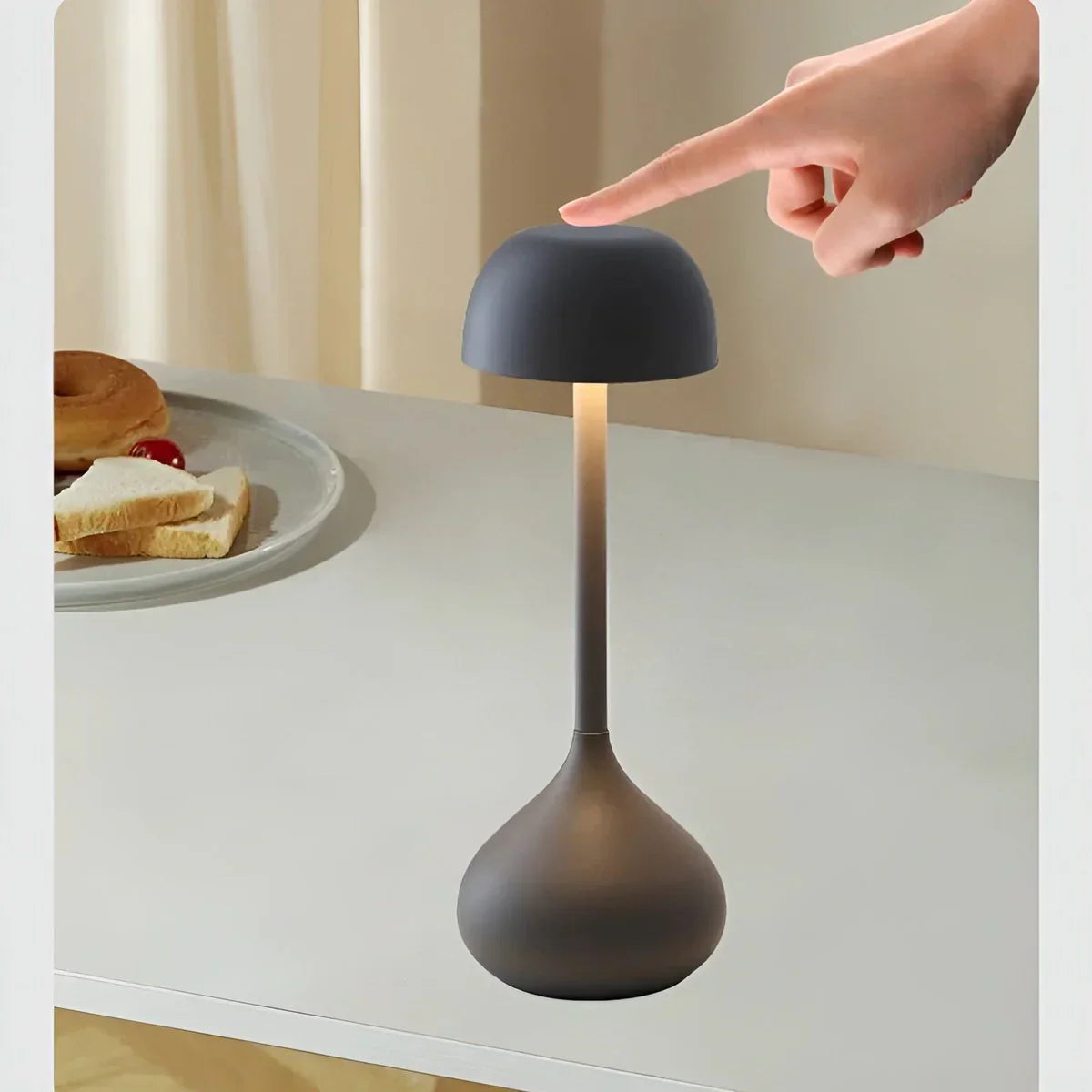 TouchLumena - Lampe de table champignon sans fil