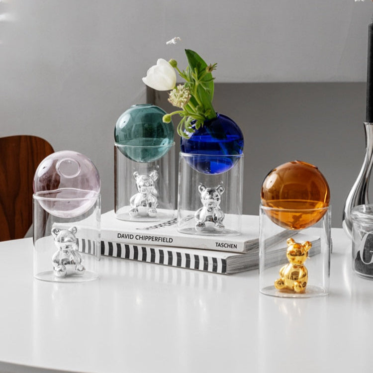 SphereGlow - Vase en verre minimaliste unique