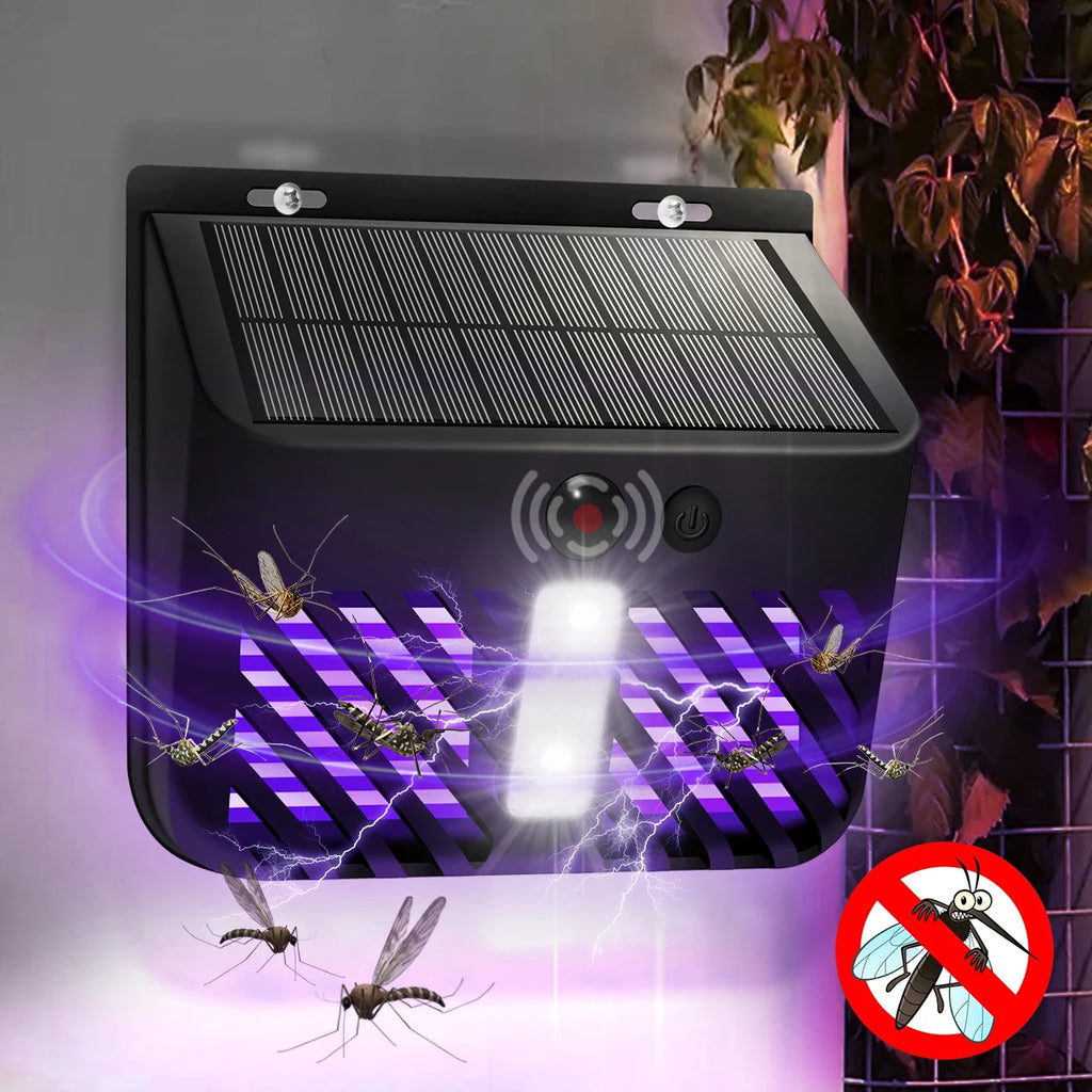 Lampe Anti-Moustique Solaire Extérieure Étanche