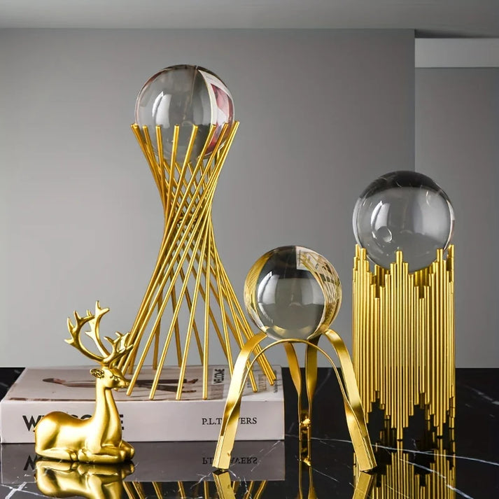 LumaSphere - collection d'accents en verre raffiné pour un intérieur moderne