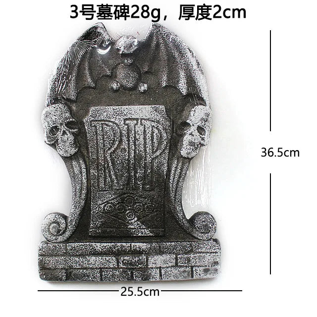 Décoration de tombstone en mousse pour Halloween