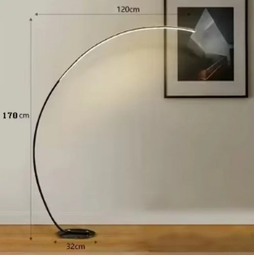 ArcGlow - Lampe de sol moderne et minimaliste