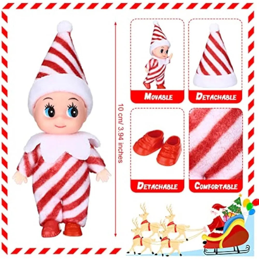 Poupées jumelles elfes miniatures