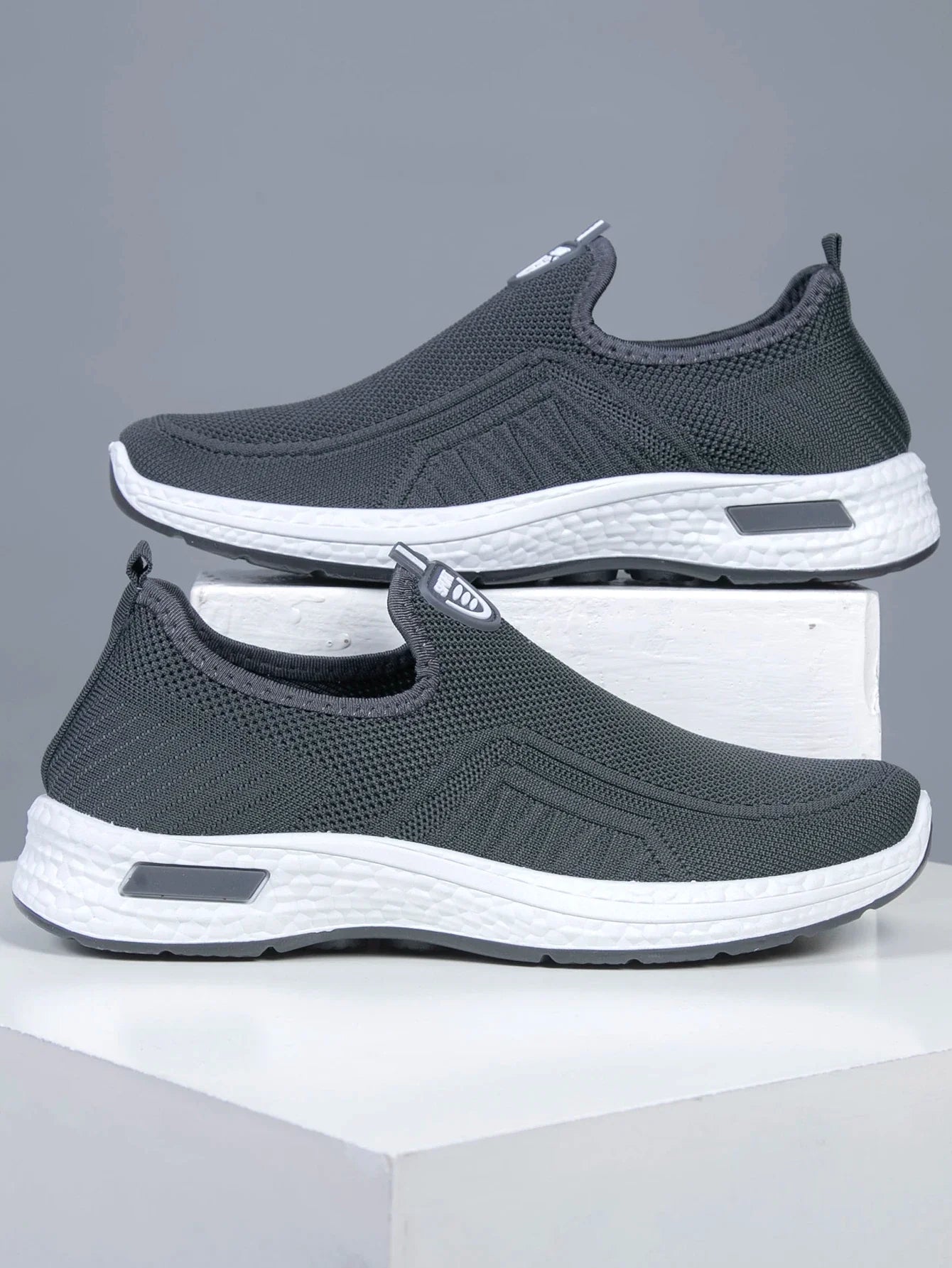 Laxus - Chaussures de sport décontractées en maille tricotée pour hommes