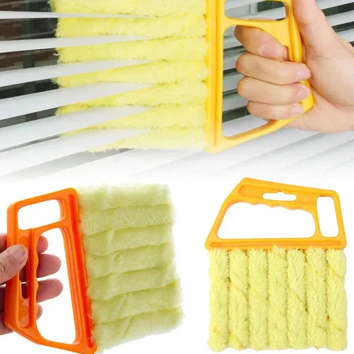 Brosse de nettoyage pour espaces étroits avec manches en microfibre réutilisables
