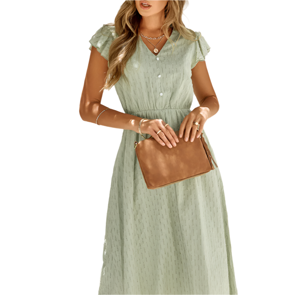 Robe d'été avec décolleté en V