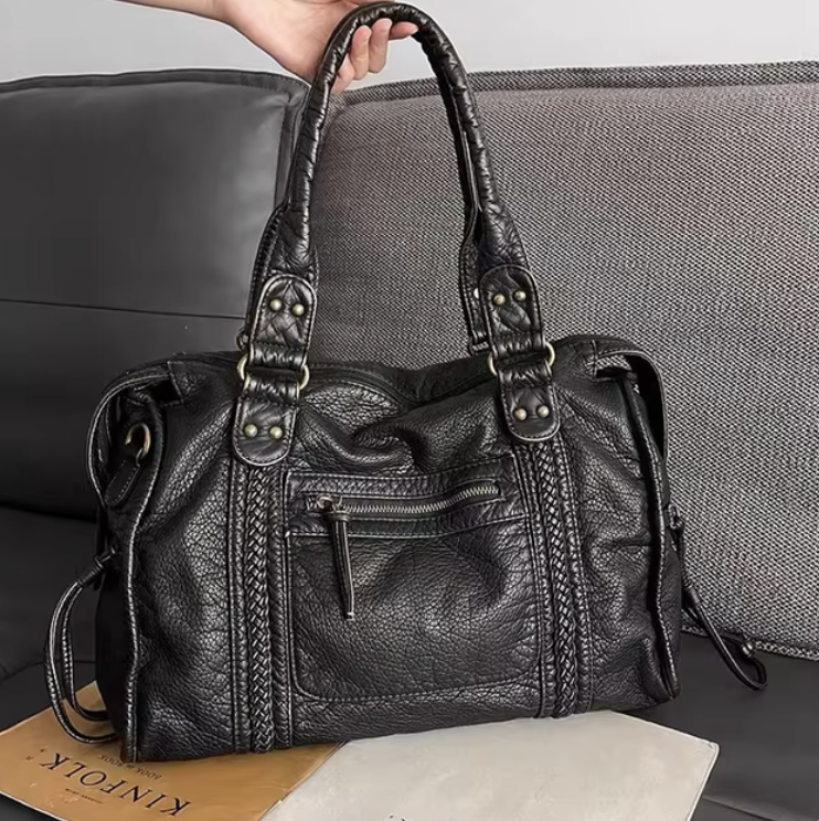 Anvano | Sac à main en cuir PU de grande capacité