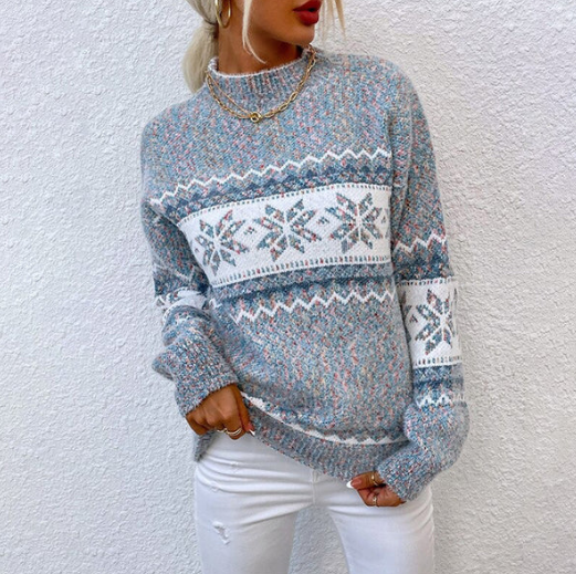 Pull en tricot Fair Isle Geni