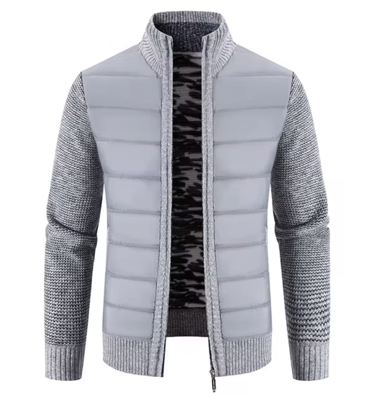 Pull en col montant Ethan – Veste pour homme à manches longues