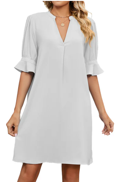 Elouisa | Mini-robe d'été à col en V