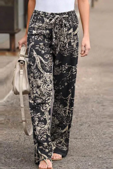 Pantalon large à imprimé floral Maria |