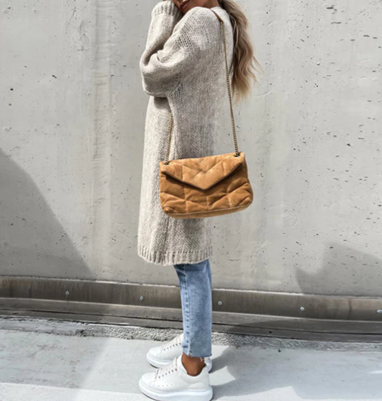 Krystal | Cardigan tricoté à manches longues