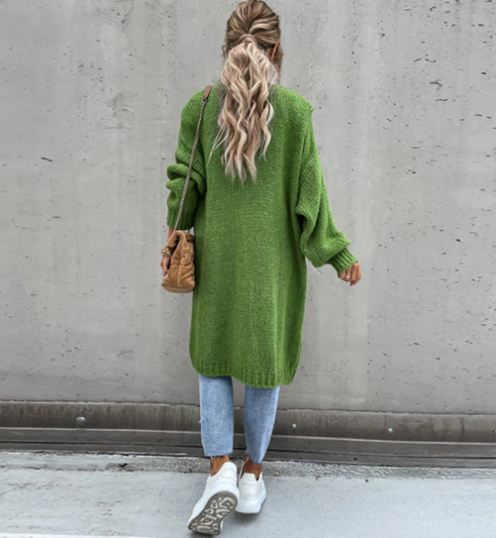 Krystal | Cardigan tricoté à manches longues