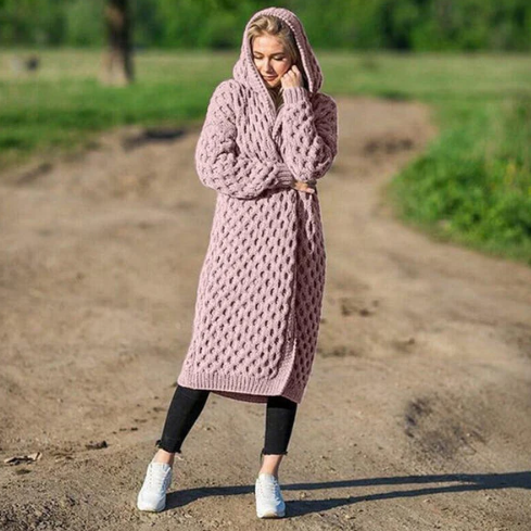 Veste cardigan en tricot torsadé confortable Ruth