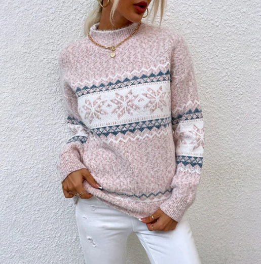 Pull en tricot Fair Isle Geni