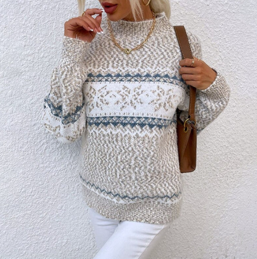 Pull en tricot Fair Isle Geni