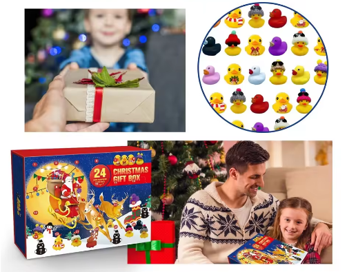 24 idées de cadeaux de Noël avec des canards en gomme