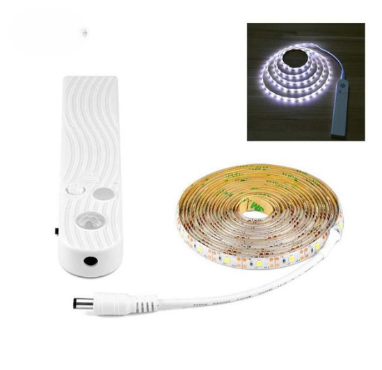 GlowTrack - Bande lumineuse LED avec capteur de mouvement à batterie