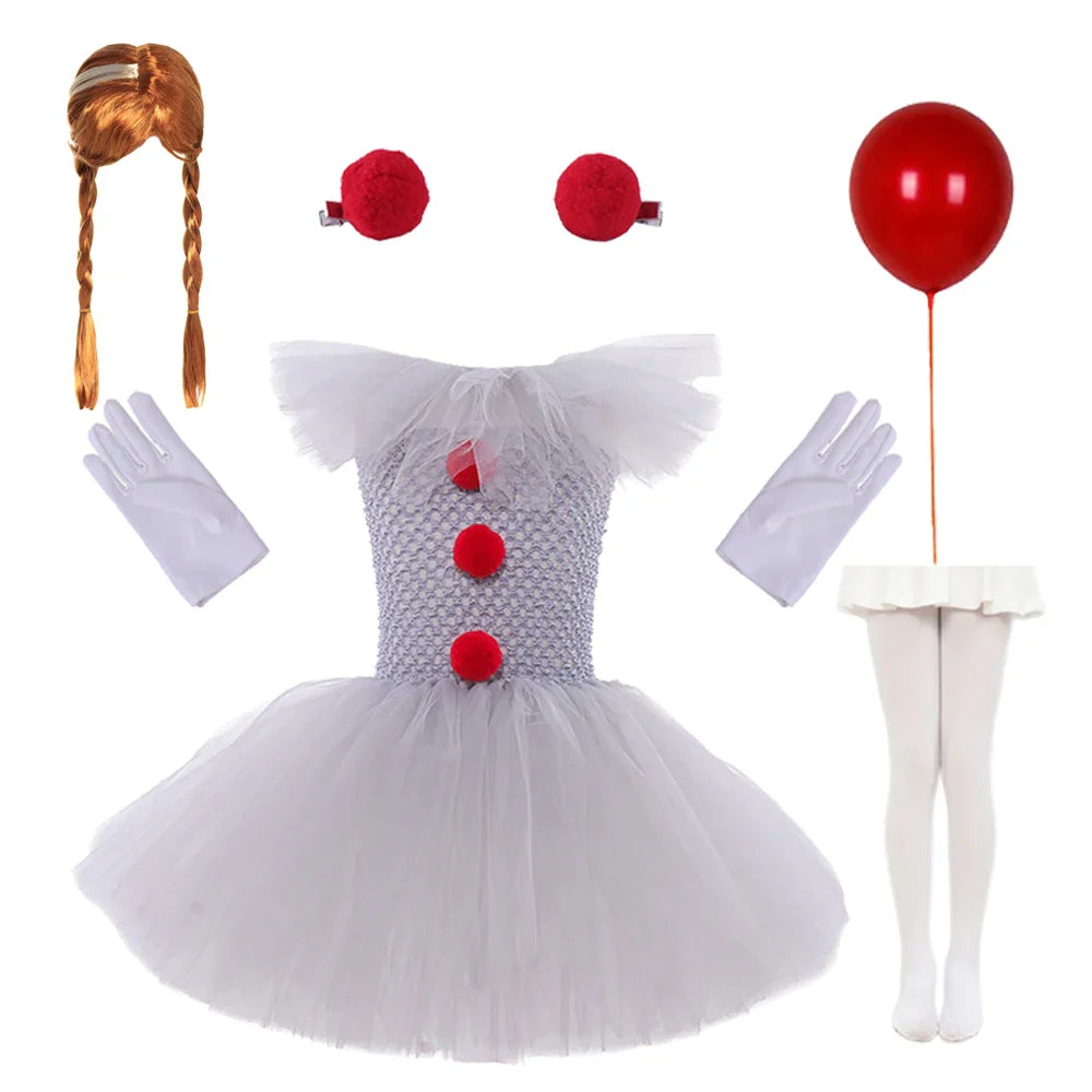 Robe Tutu de Clown Effrayant Charlotte