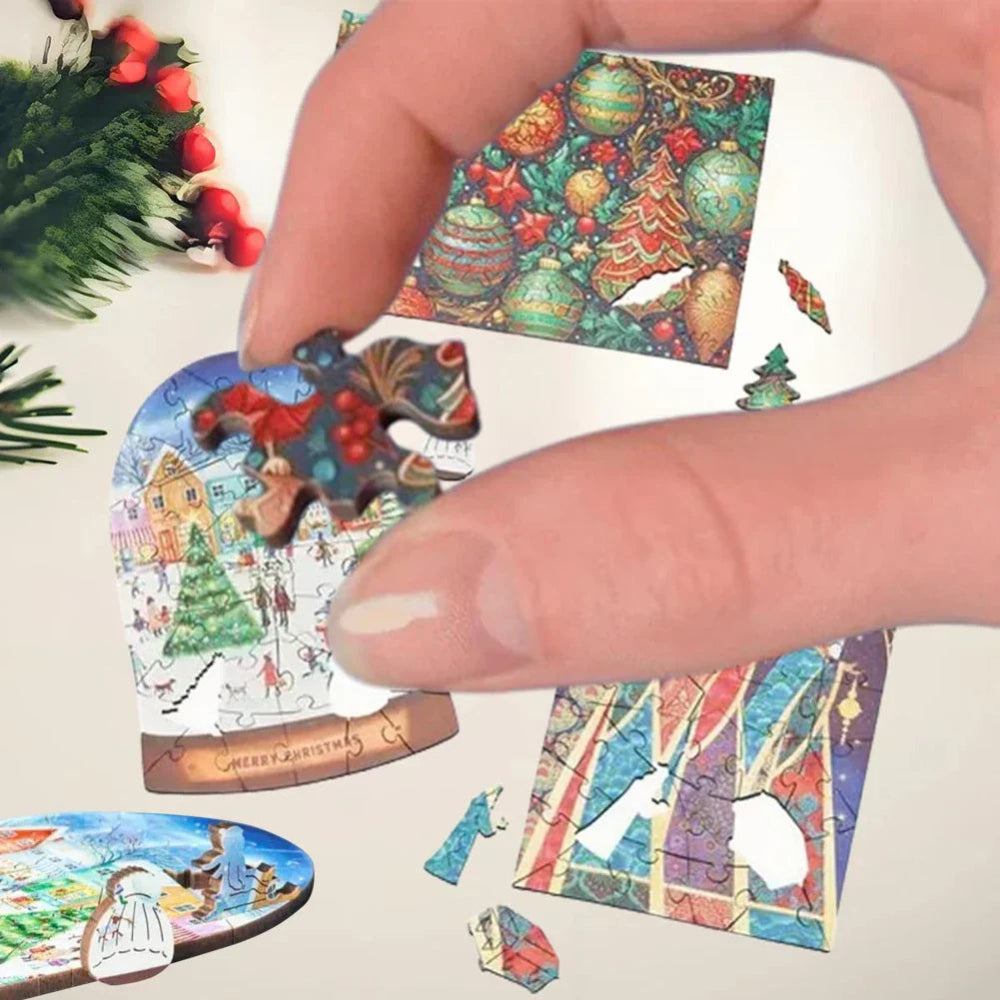 Calendrier de l'Avent Puzzle de Noël de 24 jours