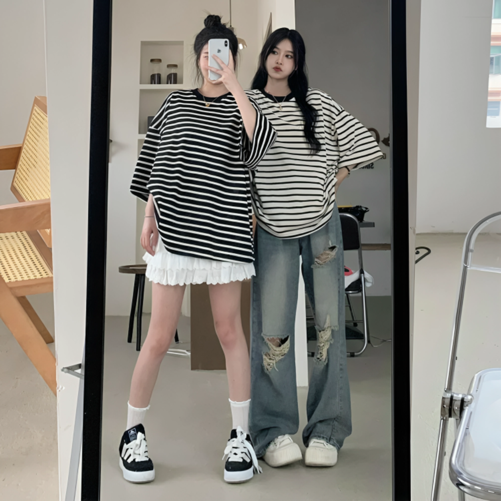 Kenza – Jean femme à taille haute et jambe large – Coupe décontractée, style américain amincissant