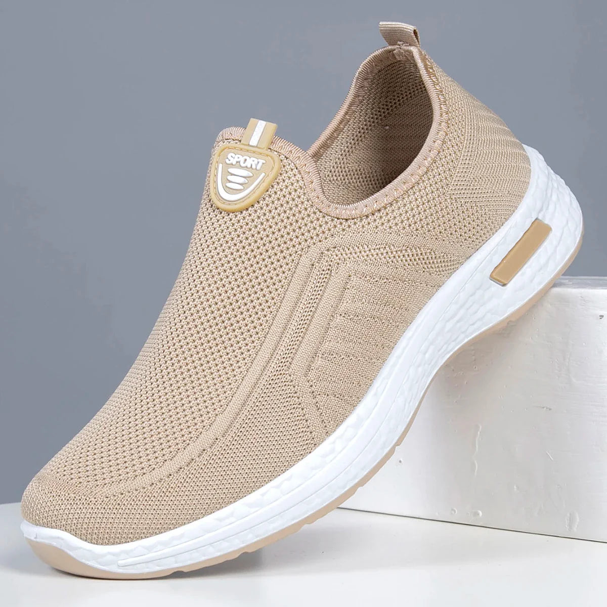 Laxus - Chaussures de sport décontractées en maille tricotée pour hommes