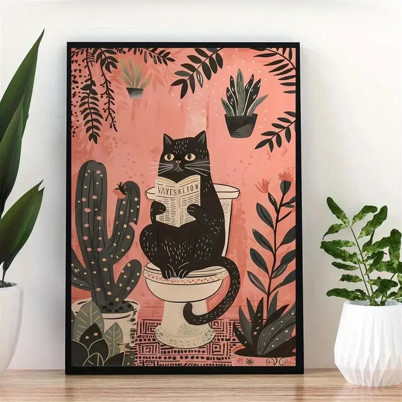 WhimPaws - Collection d'affiches humoristiques sur les chats
