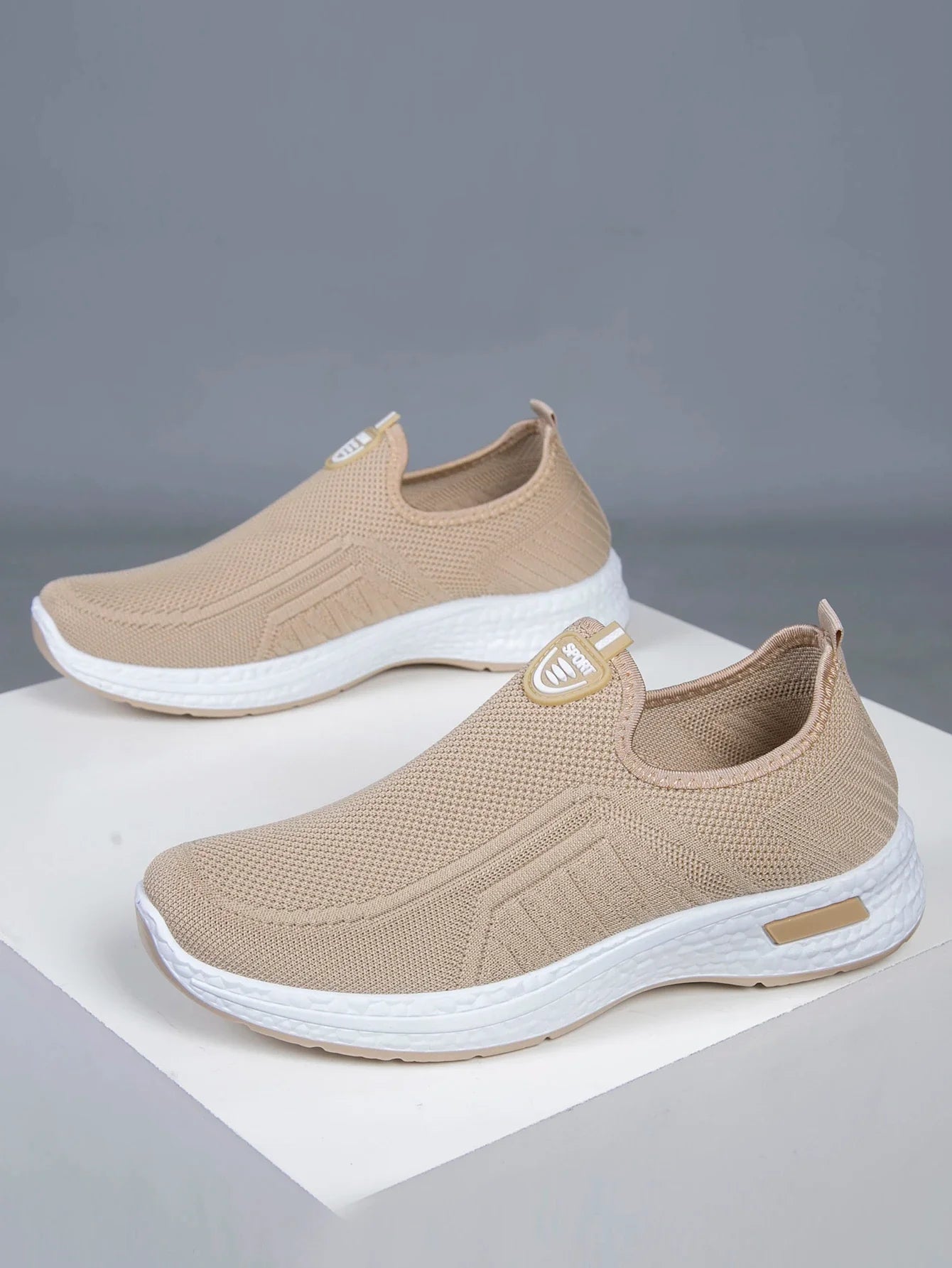 Laxus - Chaussures de sport décontractées en maille tricotée pour hommes