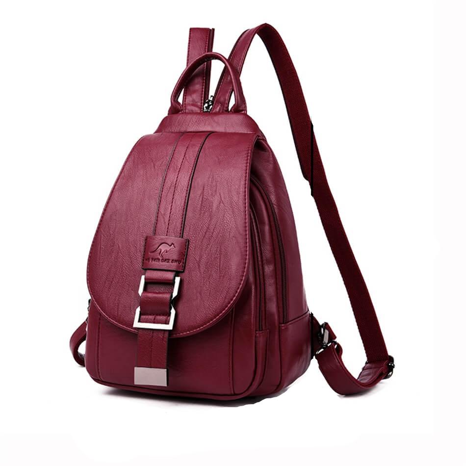 Beatrice - Sac à dos élégant et polyvalent avec fermeture à rabat