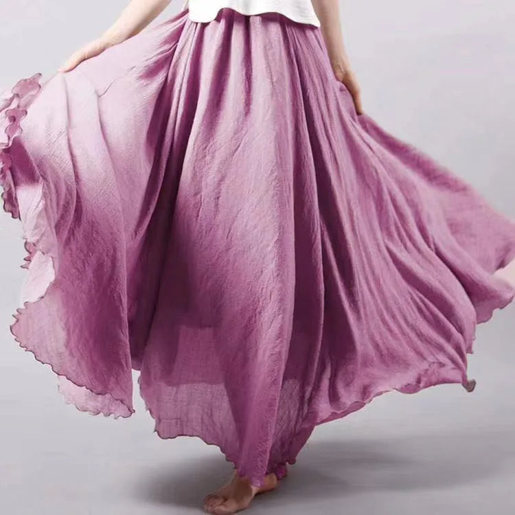 Jupe longue fluide Angelica pour femme