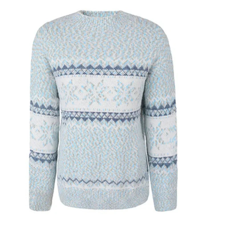 Ariana - Pull surdimensionné à motif neige