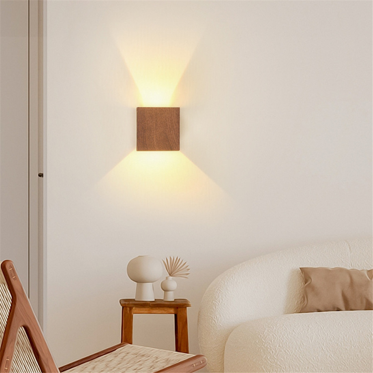 Lampe murale en bois NordLys – Lampe murale minimaliste
