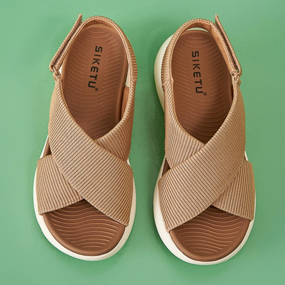 Vickie - Sandales compensées confortables pour femme