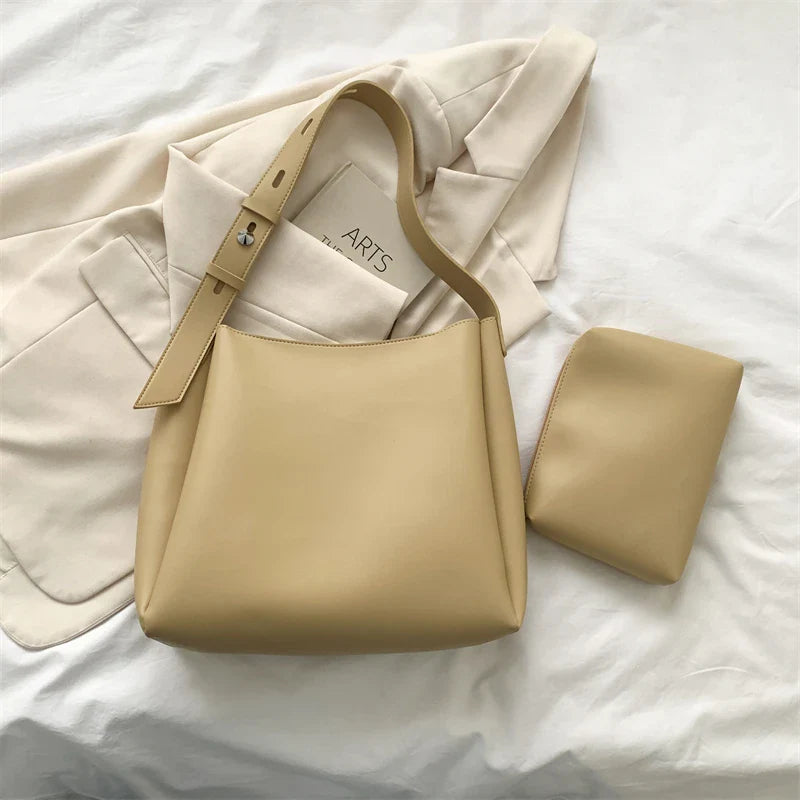 Sac fourre-tout en cuir tendance pour femmes