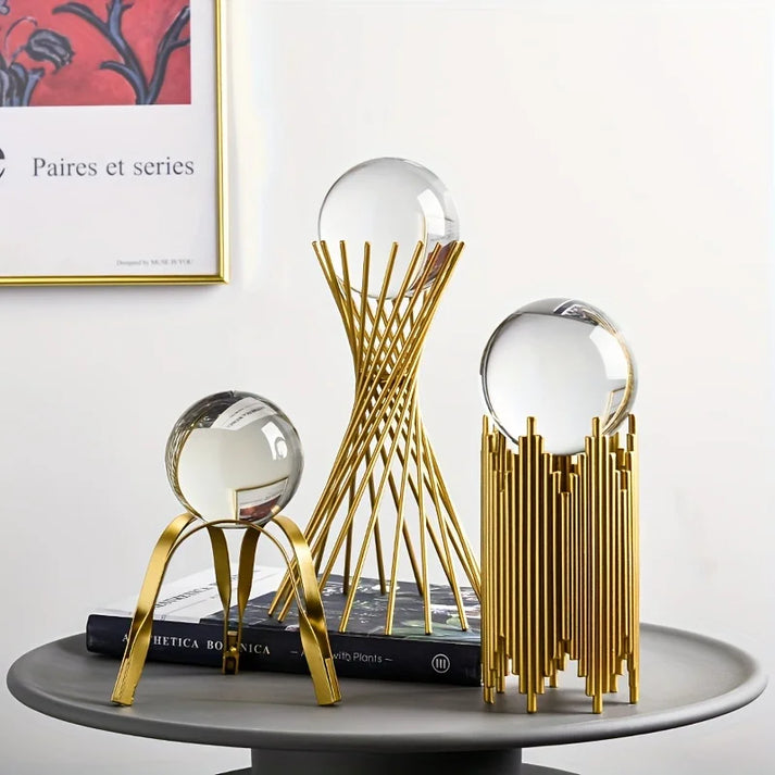 LumaSphere - collection d'accents en verre raffiné pour un intérieur moderne