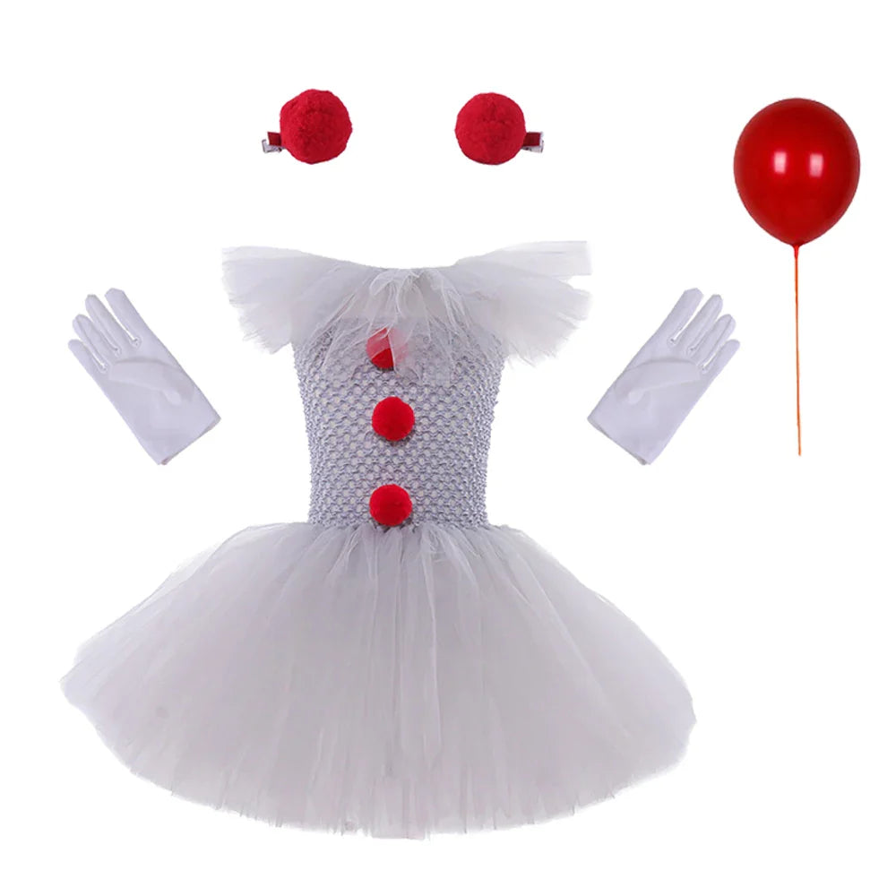 Robe Tutu de Clown Effrayant Charlotte