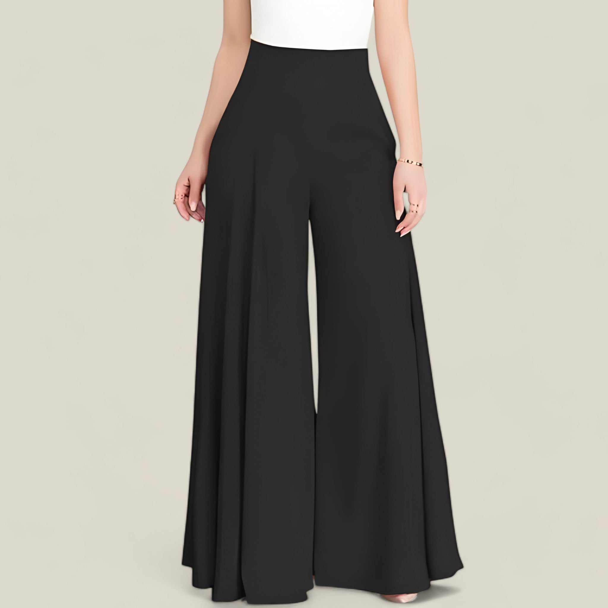 Clara - Pantalon taille haute intemporel