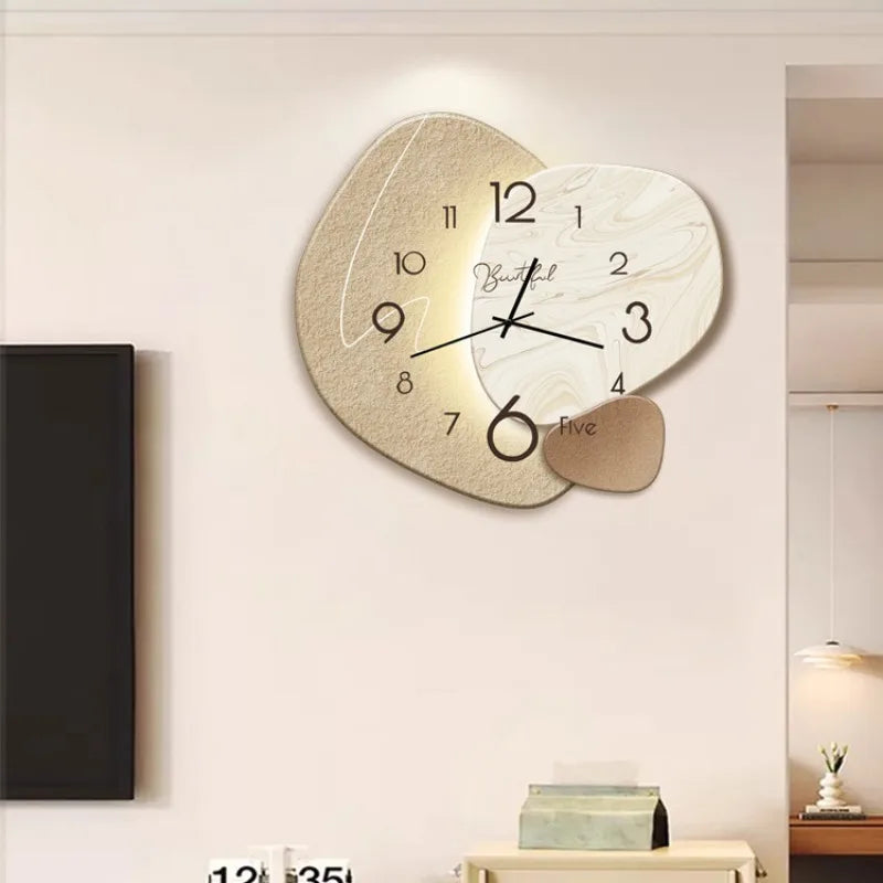 Horloge Murale Décorative Moderne LumiStyle – Parfaite pour les Espaces Élégants