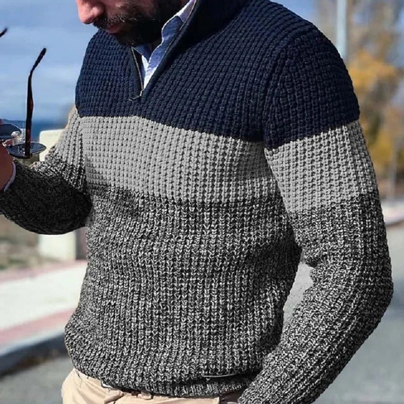 Pull en tricot à manches longues Robi
