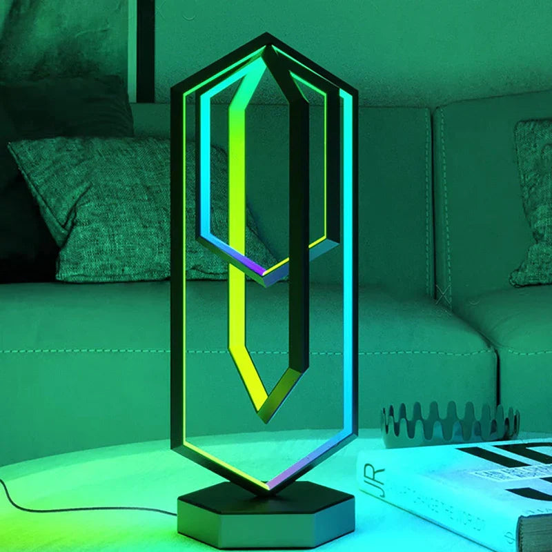 LumiFlex – Lampe de table LED moderne avec contrôle tactile pour un éclairage personnalisé