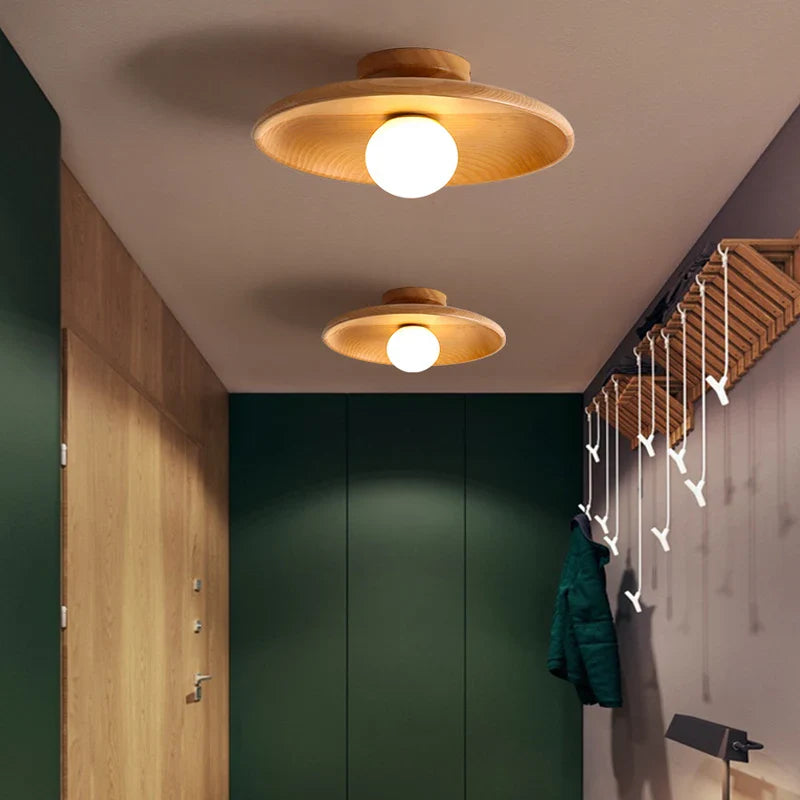 SphericalGlow - Lampe de plafond Træloftslampe Orb