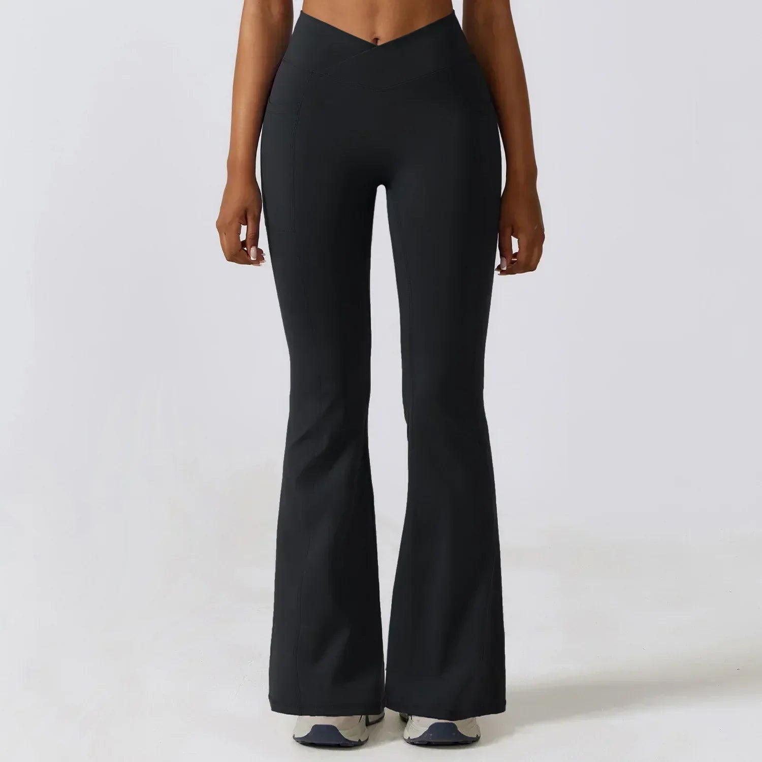 Lea | Leggings Évasés Taille Haute