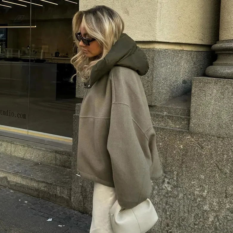 Ella - Veste à capuche chaude avec fermeture éclair