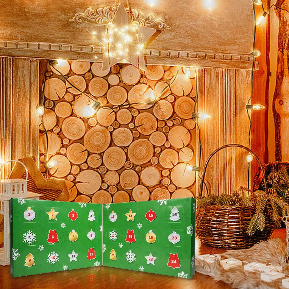 Coffret calendrier de l'Avent avec des peluches