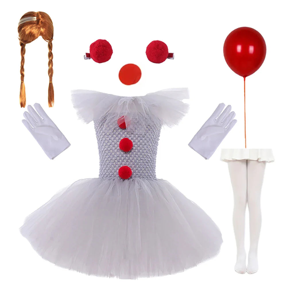 Robe Tutu de Clown Effrayant Charlotte