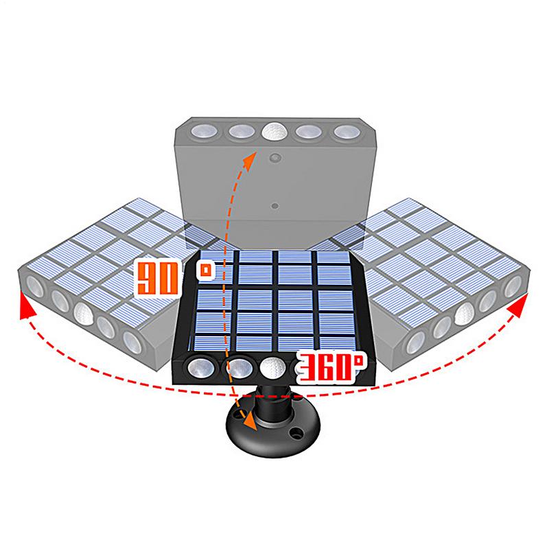 LumaBeam lampe murale extérieure à 5 LED - Lampe de sécurité avec détecteur de mouvement