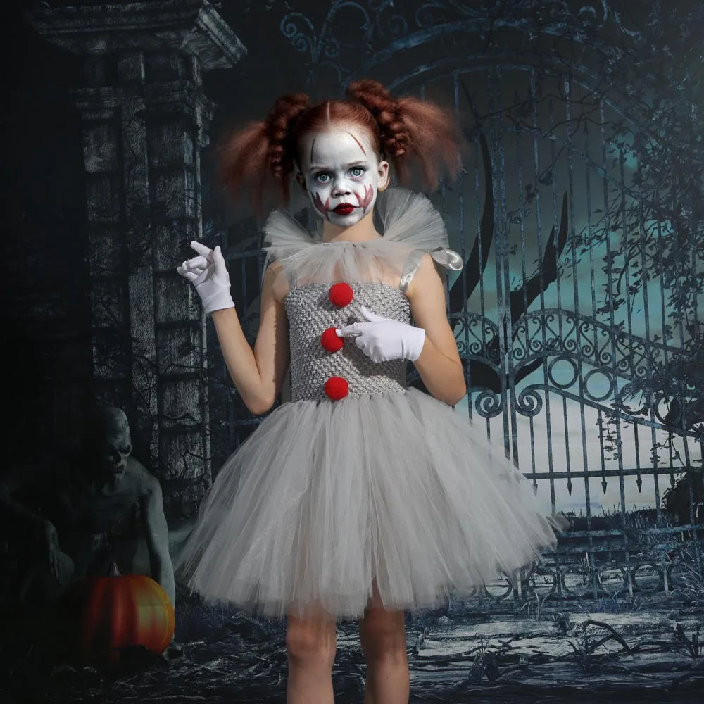 Robe Tutu de Clown Effrayant Charlotte
